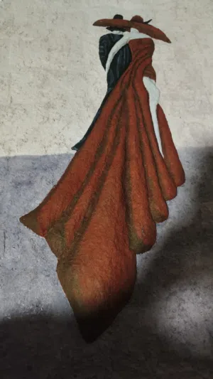 لوحة فنيه بعجينة الورق