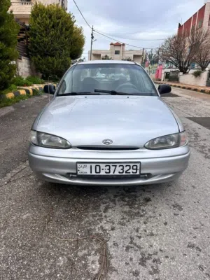 هيونداي اكسنت 1996 موديل مستعمله الفحص  جيد مضروب ومصلح مضروب مضروب غيار واجهه