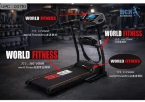 جهاز ركض مع حركات (900W) موديل World Fitness