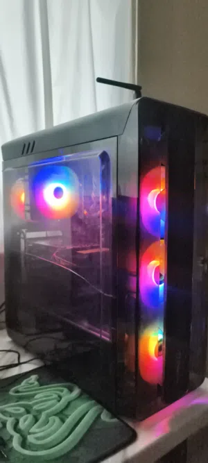 Budget Cheap Gaming Pc With all accessories and Monitor  Gtx 1660 Ti 6GB I7-4th 8 gb ram 256 ssd 500