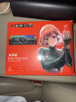 للبيع: كيت ذاكرة RAM XPG SPECTRIX D41 DDR4 RGB 16GB (8GB × 2) 3600MHz •  الماركة: XPG (من ADATA)