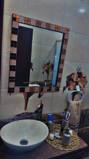 مغسلة + مرآة