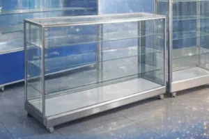 رفوف زجاج بترينات عدد 3