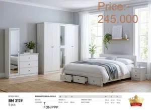 طقم غرفة نوم مصنوع في ماليزيا Bed Room Set Made In Malaysia
