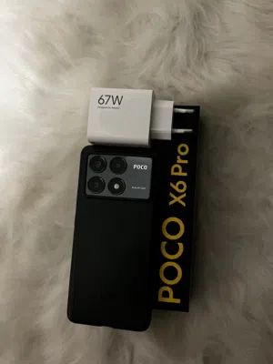 POCO X6 PRO 5G   للبيع او تبديل بي ايفون 13ونزيد  اقرا الوصف