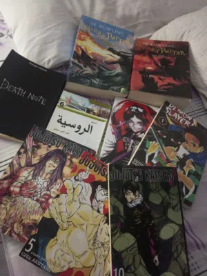 كتب جديدة متنوعة : مانجا-روايات-تعليم المعلومات والأسعار بالوصف