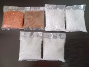 6 Packets of 100g to 200g Plastic Beads - 4 Colours - New - Excellent Condition