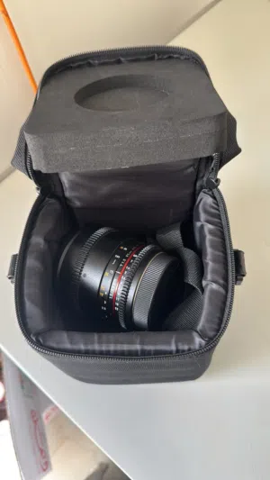 عدسة سينمائية Samyang 85mm T1.5 VDSLR لكاميرات Canon