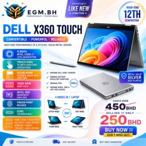 Dell X360 Touch i7 12th Gen 16/512 with Pen