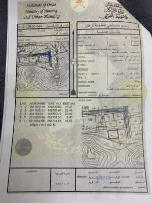 أرض للبيع إبراء ( الدكيك )