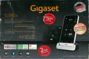 جهاز هاتف أرضي شاشة لمس ألماني الصنع جديد غير مستعمل