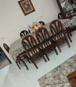 طاولة سفرة خشب زان تقيل للبيع