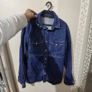 جاكيت زارا zara جينز جديد ميديوم