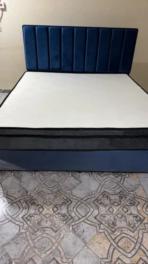New bed with new mattress only 2 months before buy not used frequently need to sell price is 1000 sr