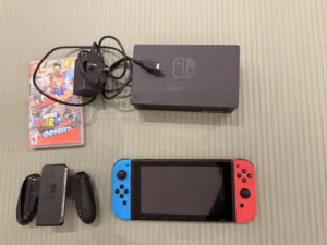 Nintendo switch with Mario