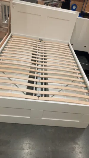 ikea bed frame with headboard board