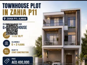Land plot Townhouse Al Zahya area ,prime location