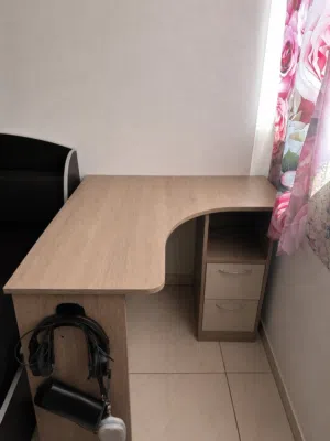 l shape study table