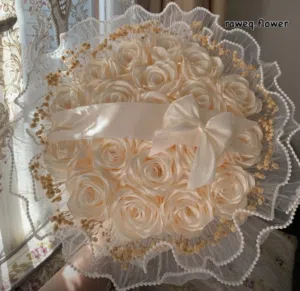 باقات ورد ساتان هديه مناسبه