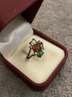 خاتم فضه نسائي silver riing