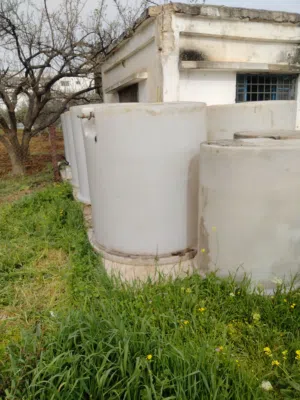 براميل بلاستيك حجم كبير