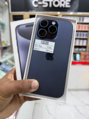 iPhone 15 pro- 256 GB - Box piece- Satisfactory phone