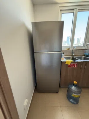 Samsung Stainless Steel Double Door Refrigerator - Good Condition