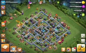 حساب كلاش اوف كلانس تاون 13 شبه ماكس