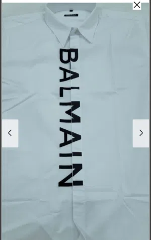 قميص Balmain جديد أصلي 100%