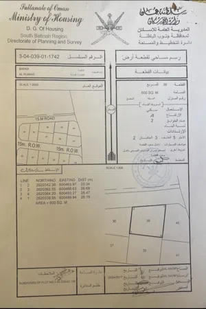 للبيع أرض سكنية