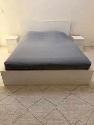 IKIA bed frame and mattress