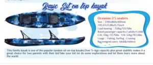 kayak 2 adult+1 Child Kayak for Urgent Sale- 120 BD Each only