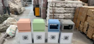 سلات نفايات  ستيل مجلفن للحدائق العامة والخاصة للبلديات والجهات الحكومية والموالات التجارية