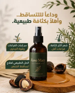 بخاخ شعر بمواد طبيعية