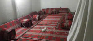 خزائن ودواليب وسرير وكمودينه