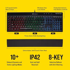 كيبورد corsair k55