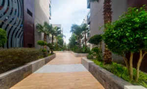 للبيع شقة جديدة 93م2 بإقامة راقية مع موقفين للسيارات  Les Crêtes de Californie