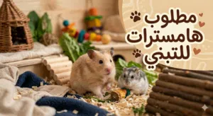 اللي عنده هامسترات للتبني