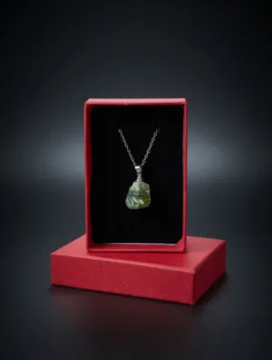 Natural Green Crystal Pendant