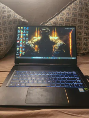 MSI Workstation Laptop 6GB graphic with 32gb RAM core i7 9th gen