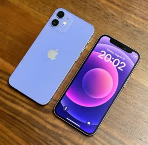 iCloud Locked Iphone 12 Purple Color 64gb (New Condition) (No Scratch) (Battery Life 85%)
