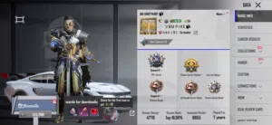 PUBG Mobile Account For Sale – M416 Glacier, Fool & Splendor + Latest Car Skin