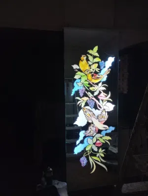 مرايا تابلوه ديكوريه بالاضاءه