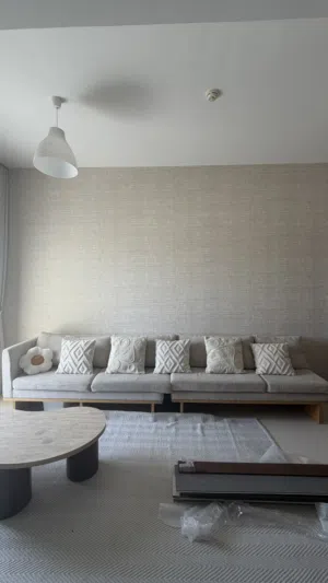 6 seater sofa with cushions