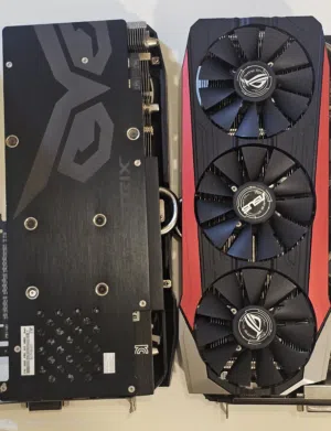 2x AMD R9 390X ASUS ROG STRIX Graphics Card  كرت شاشه ثنتين