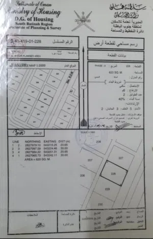 Residential Land for Sale in Al Batinah Suwaiq