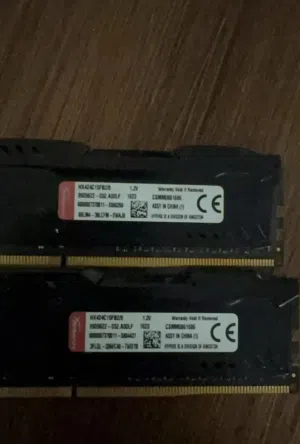 رامات DDR4 16GB (2×8GB) للبيع نظيفة وسريعه