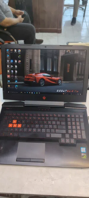 Gaming HP Omen laptop used for +1 year +12 gb ram + 500 gb SSD hardisk + format & windows install