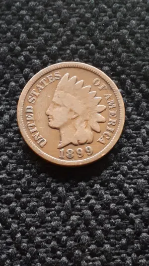 واحد سنت راس الهندي عام  1899 من النوادر السعر موجود في تفاصيل الاعلان