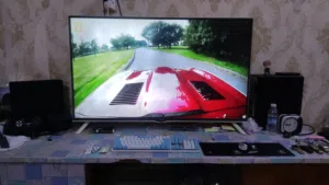 شاشة LG كبيرة 50 بوصة نظام ستلايت داخلي